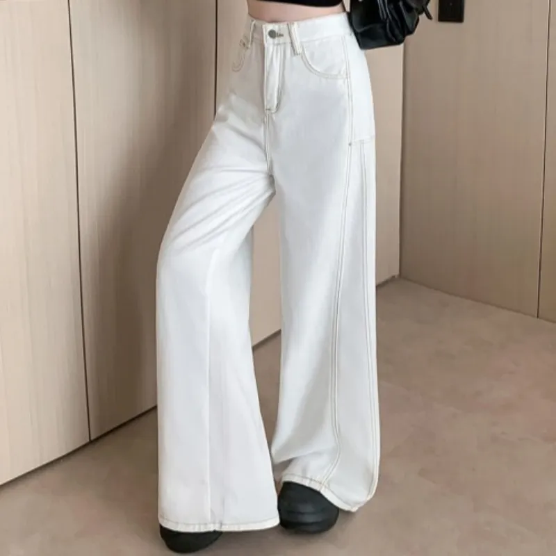Icicofficial Jeans Women's White Jeans-2