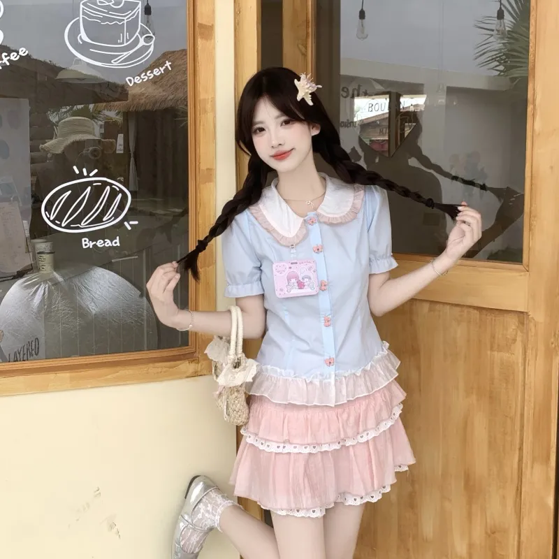 Icicofficial Two Piece Skirt Sets Women's-2