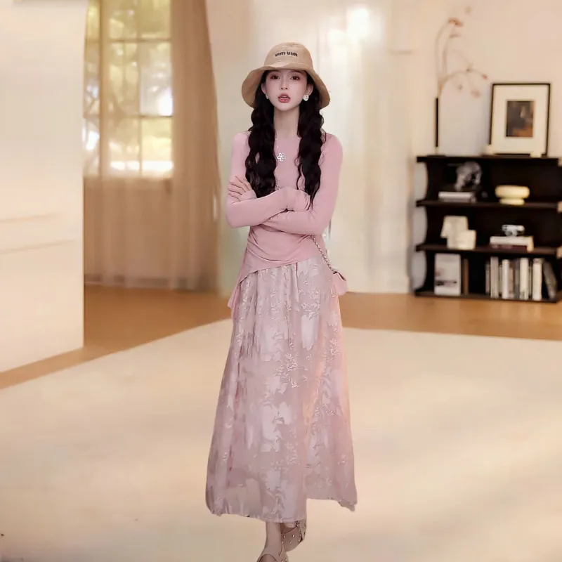 Icicofficial Two Piece Skirt Sets Women's-5