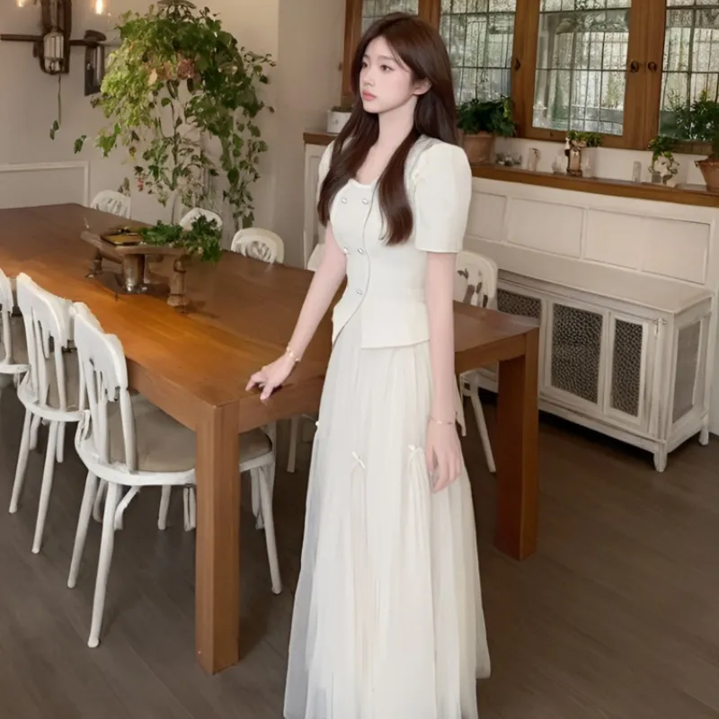 Icicofficial Two Piece Skirt Sets Women's-2
