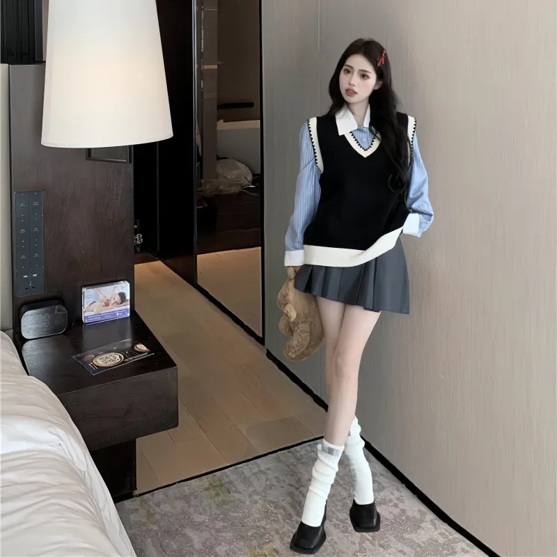 Icicofficial Two Piece Skirt Sets Women's-3