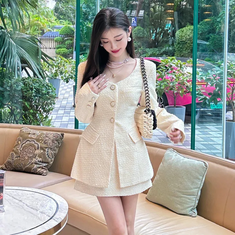 Icicofficial Two Piece Skirt Sets Women's-3