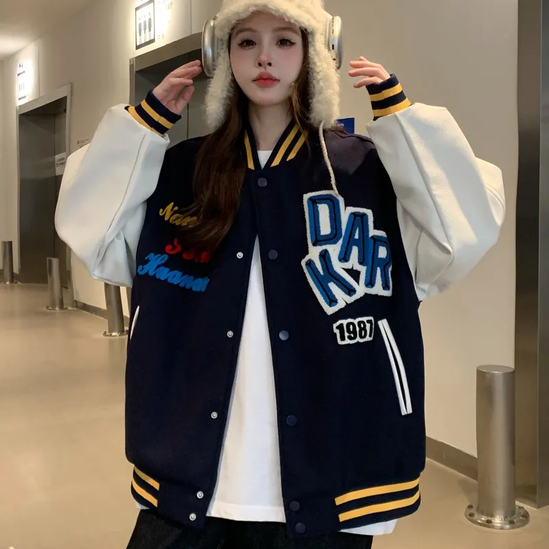 Icicofficial Baseball Jacket Women's-11
