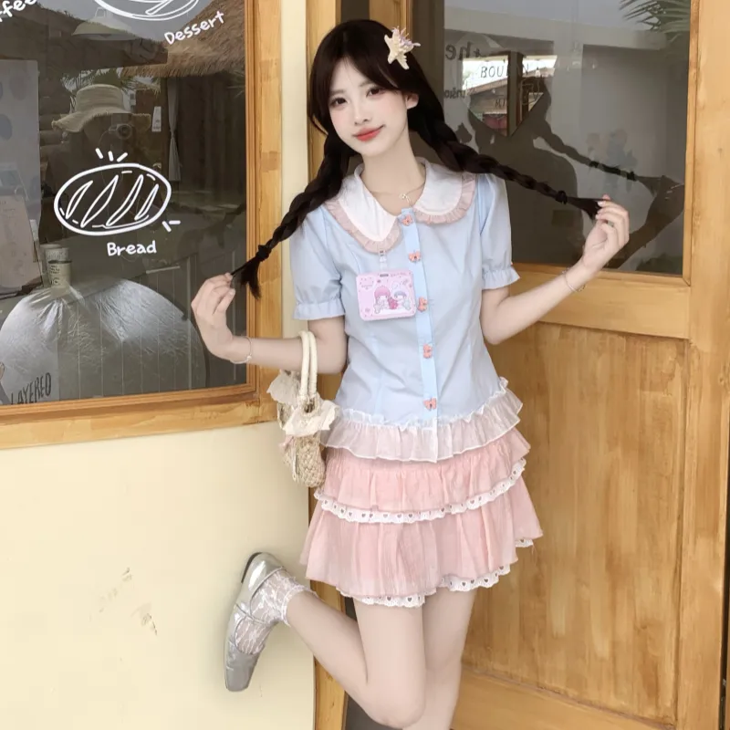 Icicofficial Two Piece Skirt Sets Women's-3
