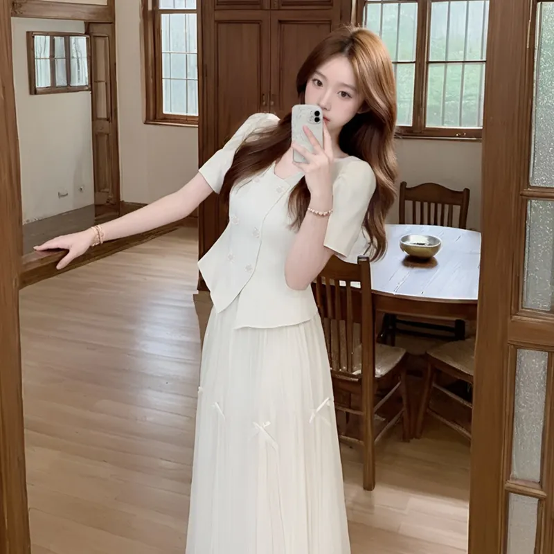 Icicofficial Two Piece Skirt Sets Women's-5