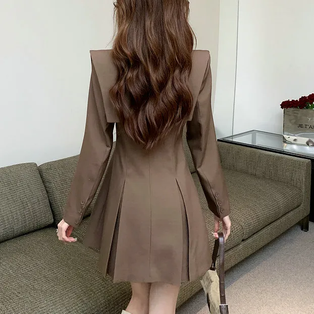 Icicofficial Long Sleeved Dresses Women's-4