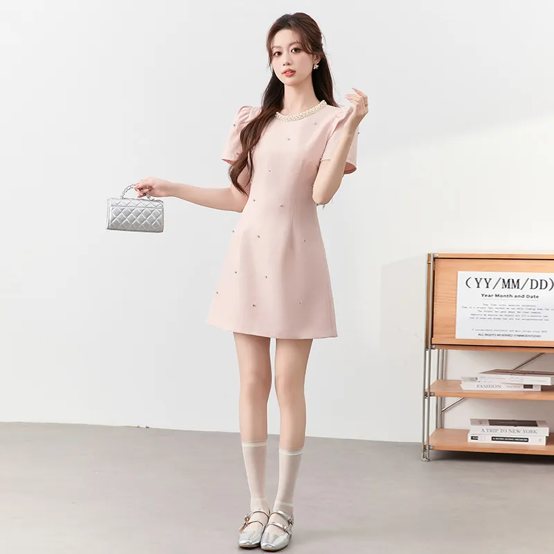 Icicofficial Short Sleeved Dress Women's-2