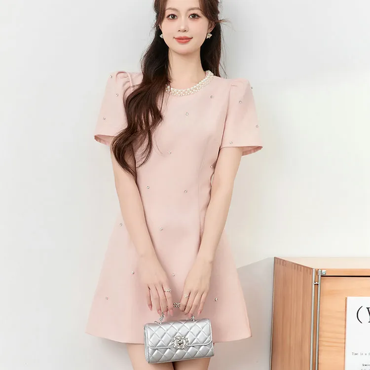 Icicofficial Short Sleeved Dress Women's-1