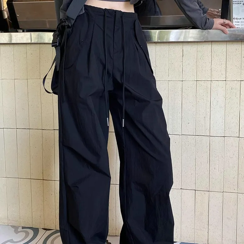 Icicofficial Cargo Pants Women's Black Pants-2