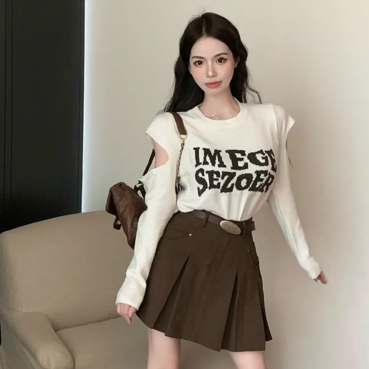 Icicofficial Two Piece Skirt Sets Women's-1
