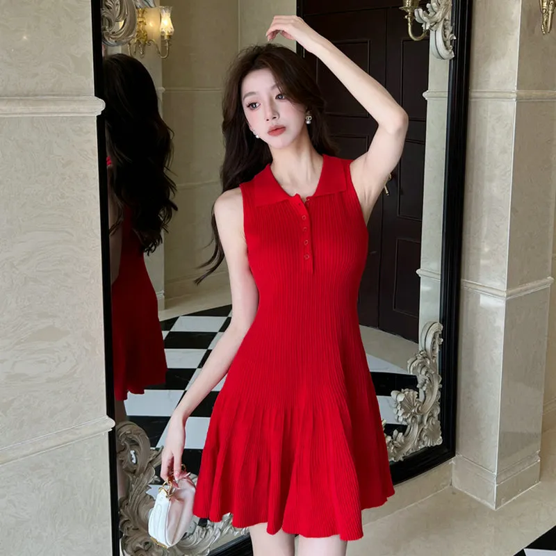 Icicofficial Sleeveless Dress Women's-4