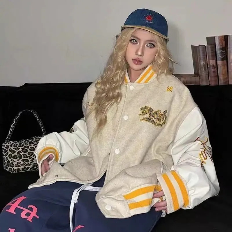 Icicofficial Baseball Jacket Women's-12
