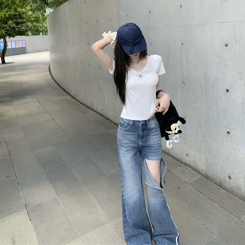 Icicofficial Jeans Women's Blue-7