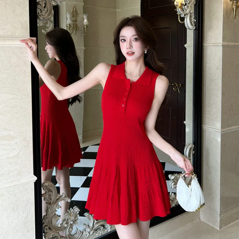Icicofficial Sleeveless Dress Women's-5