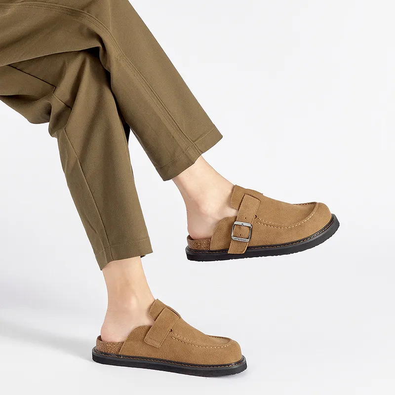 HARSON Metal Abrasion-Resistant Slide Slippers Men's-4