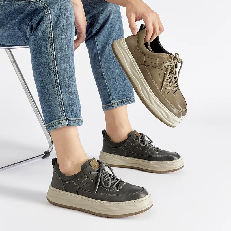 HARSON Skateboard Shoes Men's Dark Gray-11