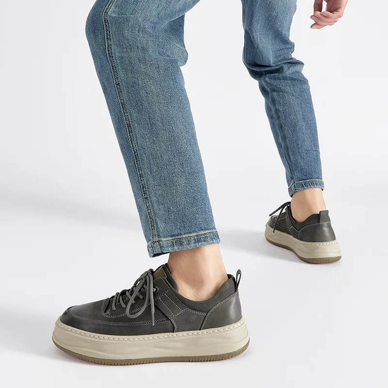 HARSON Skateboard Shoes Men's Dark Gray-3