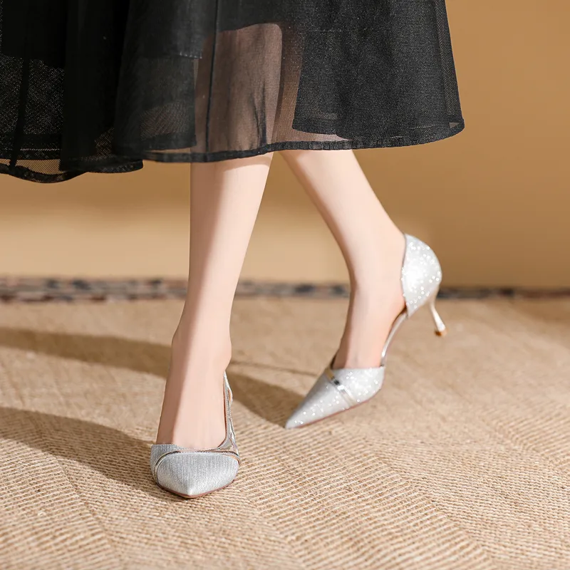 MCKP Slim Heel High Heels 6.5cm Women's-5