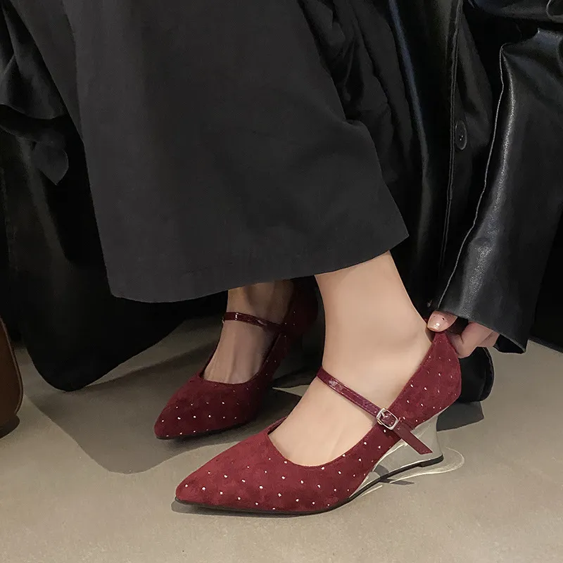 MCKP Wedge Heel High Heels Women's-2