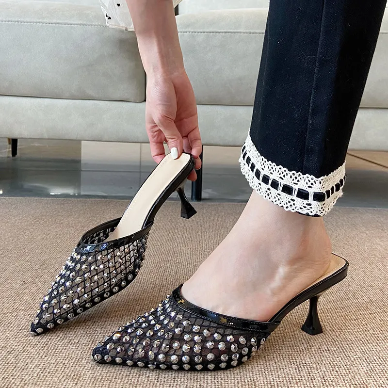 MCKP Rubber Sole Slip Resistant Abrasion Resistant Closed Toe Slippers Women's-2