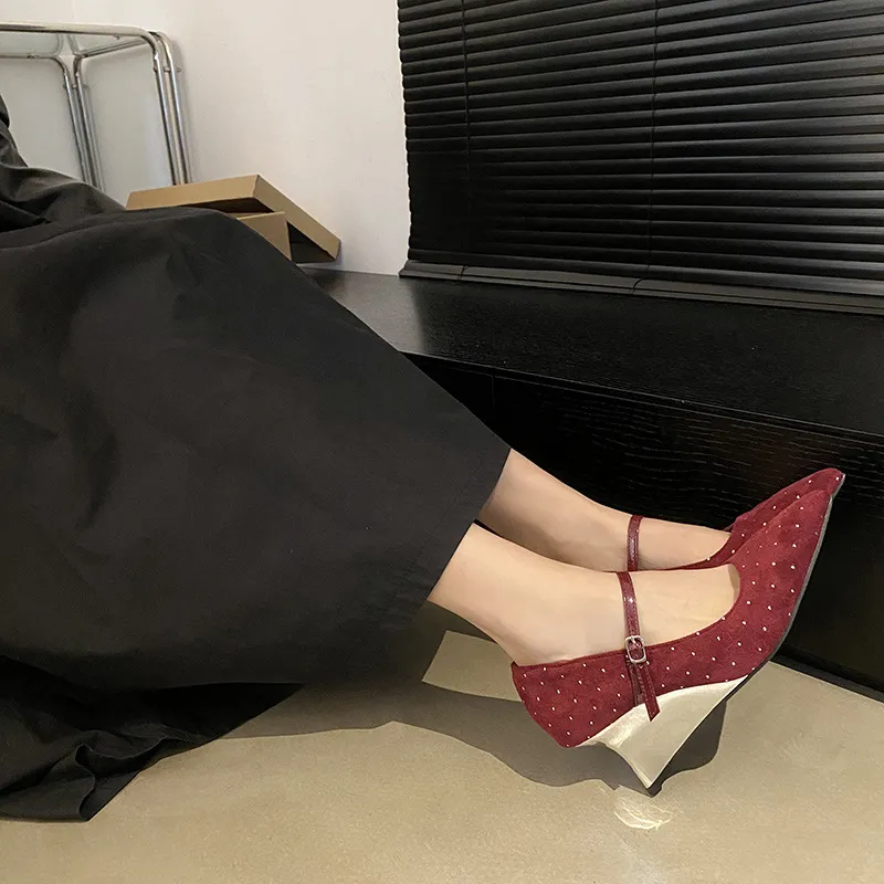 MCKP Wedge Heel High Heels Women's-3