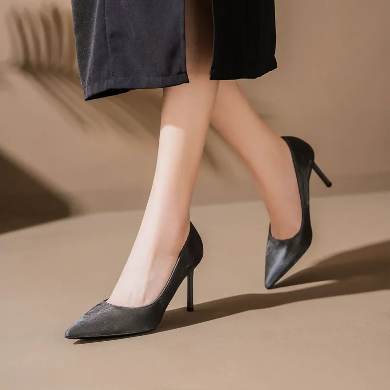 MCKP Slim Heel High Heels Women's-4