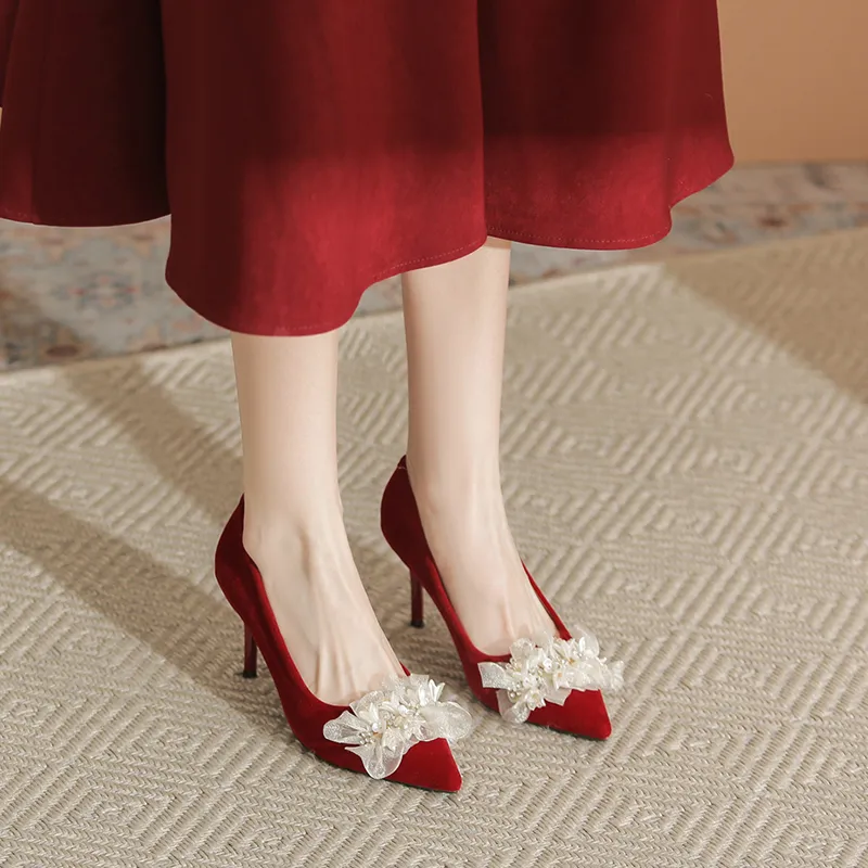 MCKP Slim Heel High Heels Women's-7