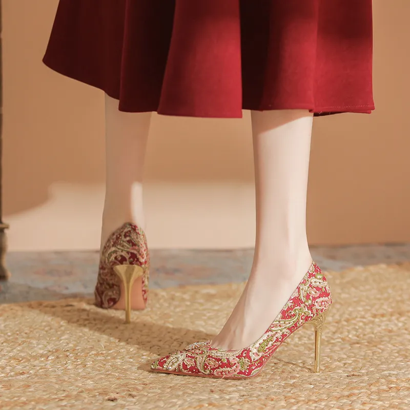 MCKP Slim Heel High Heels 6.5cm Women's-5