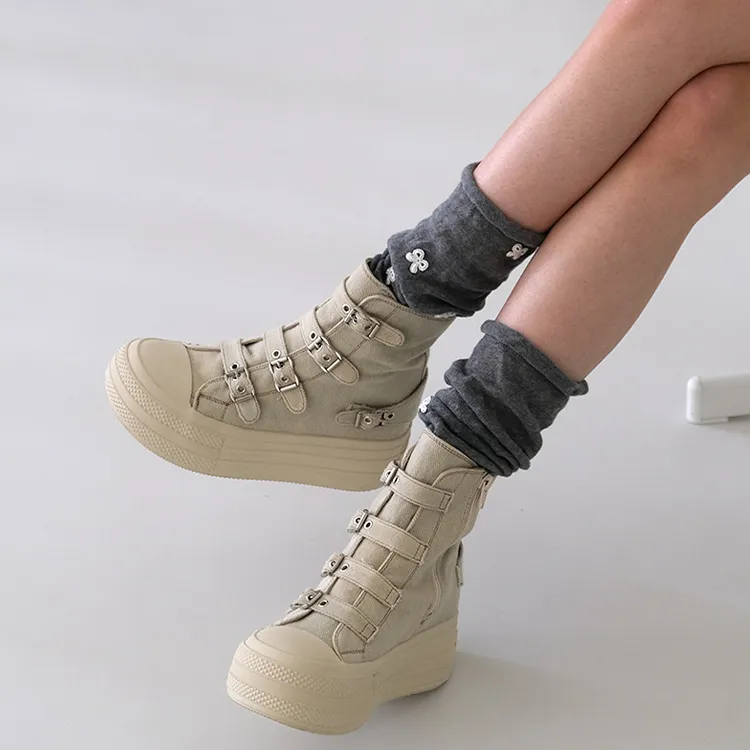 MCKP High-Top Canvas Shoes Women's-2