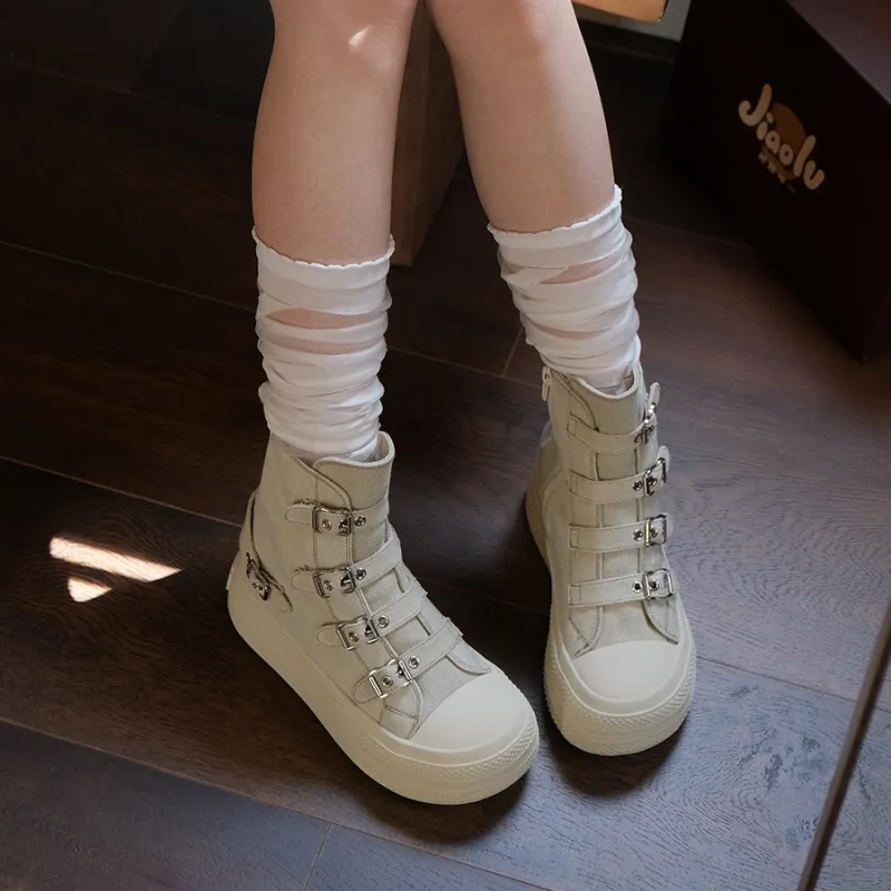 MCKP High-Top Canvas Shoes Women's-3