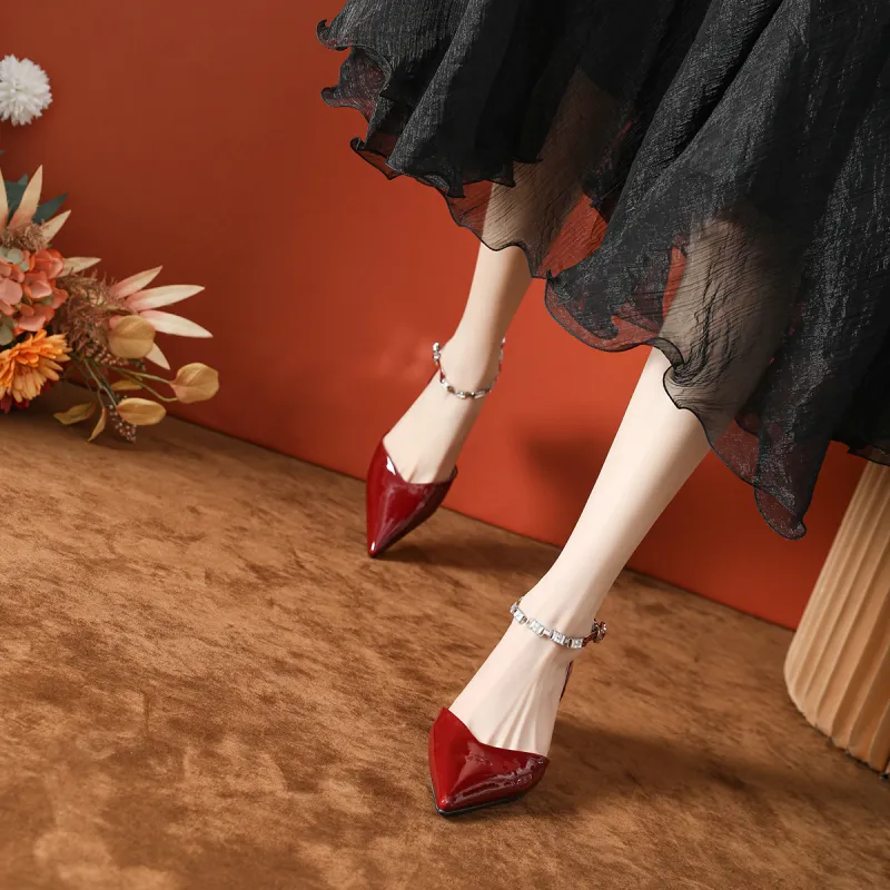 MCKP Irregular Heel High Heels 5cm Women's-3