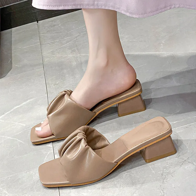 MCKP Rubber Sole Slide Slippers Women's-4