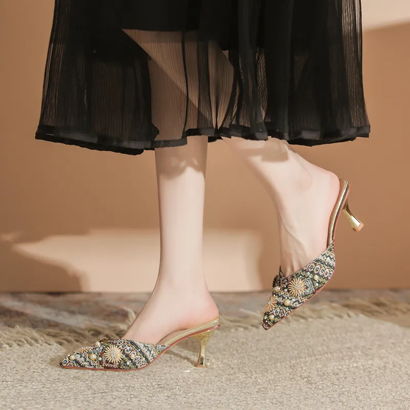 MCKP Slim Heel High Heels 6.5cm Women's-1