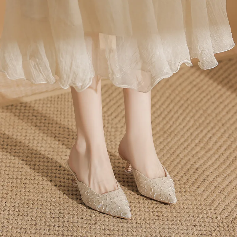 MCKP Rubber Sole Slip Resistant Closed Toe Slippers Women's-4