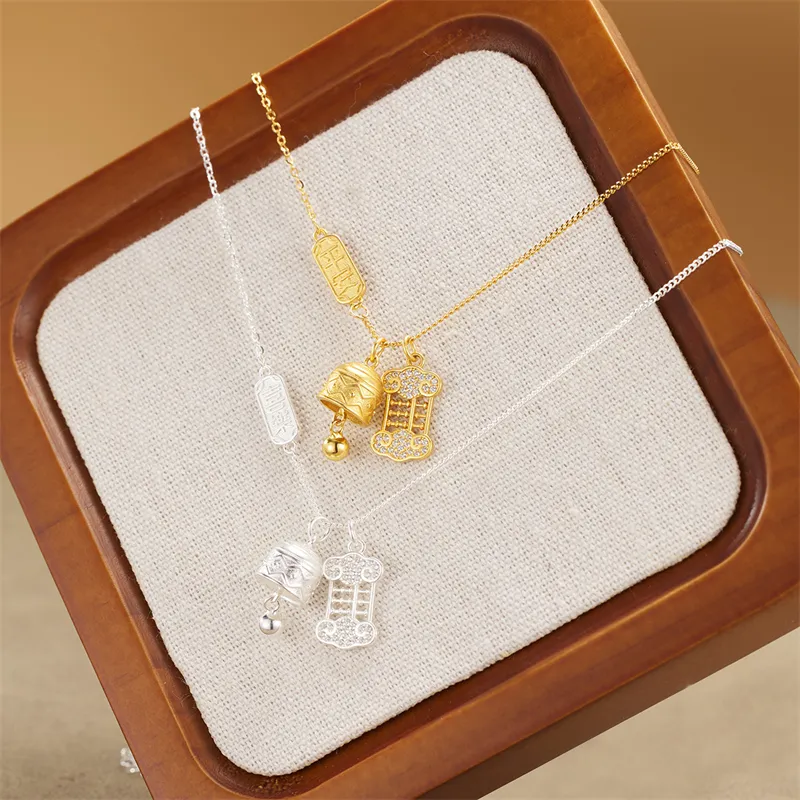 BMK 990 Silver Necklaces Women's-3