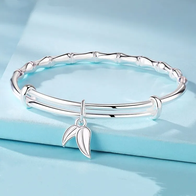 BMK S999 Fine Silver Bangles Women's-2