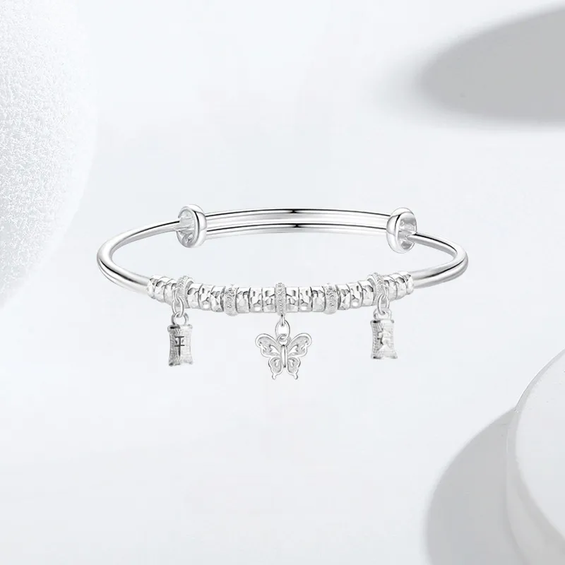 BMK S999 Fine Silver Bangles Women's-2