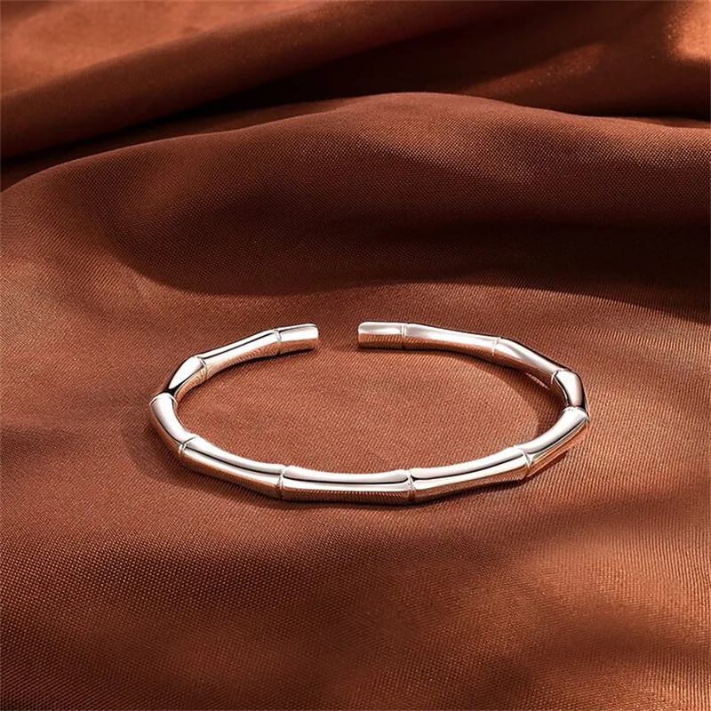 BMK S999 Fine Silver Sterling Silver Bracelets Women's-2