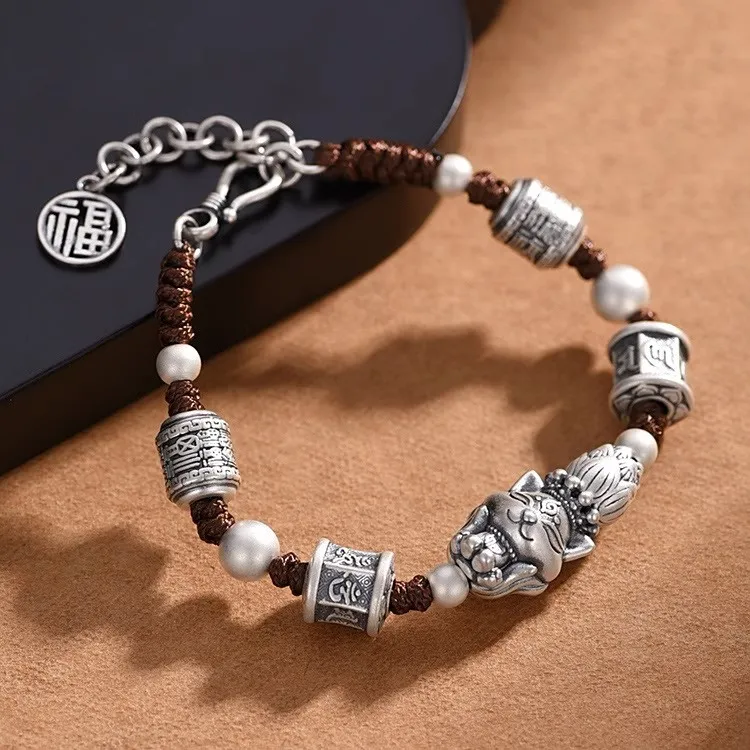 BMK 999 Fine Silver Bracelets Unisex-3