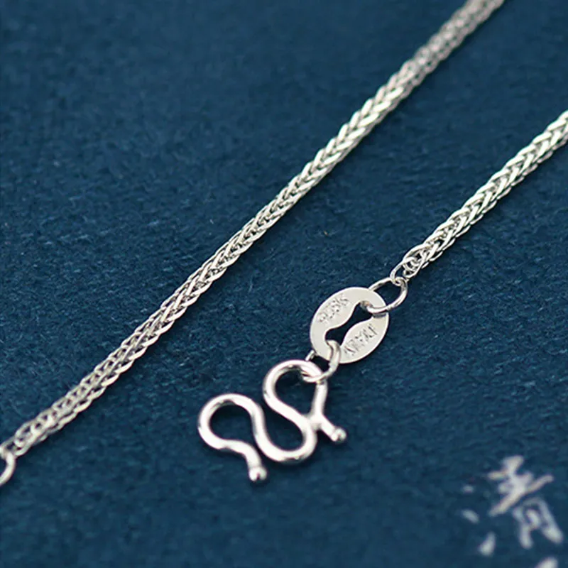 BMK S990 Silver Necklaces Women's-4