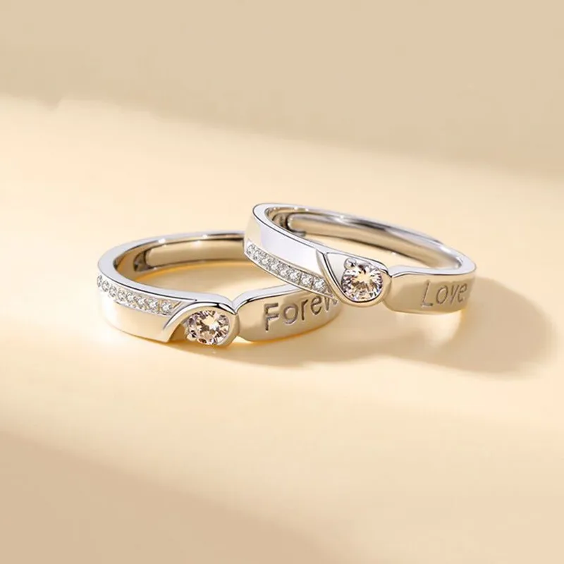BMK 925 Sterling Silver Rings Unisex-4