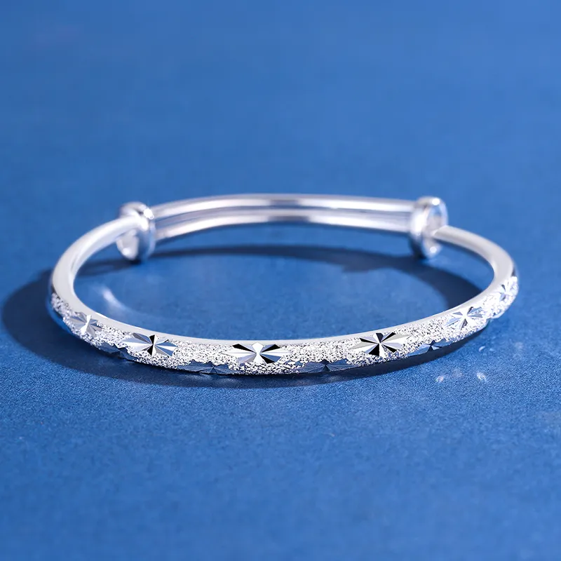 BMK S999 Fine Silver Bangles Women's-2