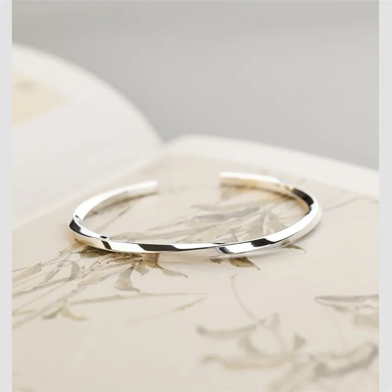 BMK S999 Fine Silver Sterling Silver Bracelets Women's-3