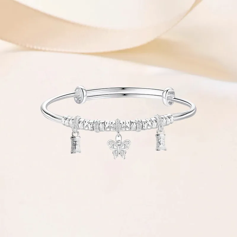 BMK S999 Fine Silver Bangles Women's-3