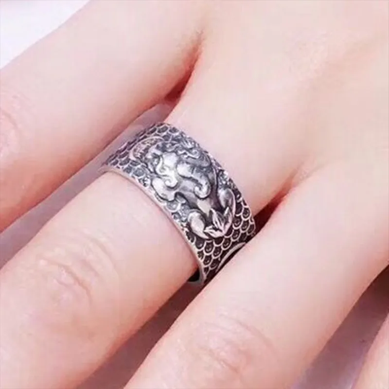 BMK S999 Fine Silver Rings Men's-3
