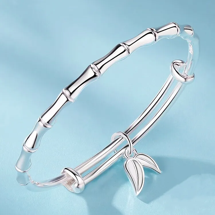 BMK S999 Fine Silver Bangles Women's-4
