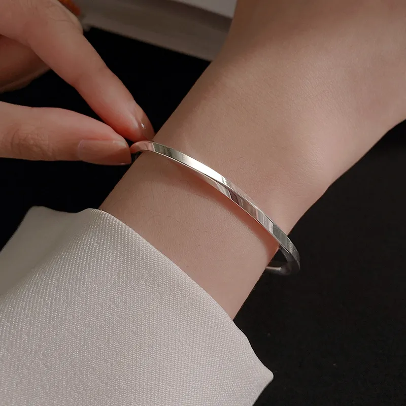 BMK S999 Fine Silver Sterling Silver Bracelets Women's-4