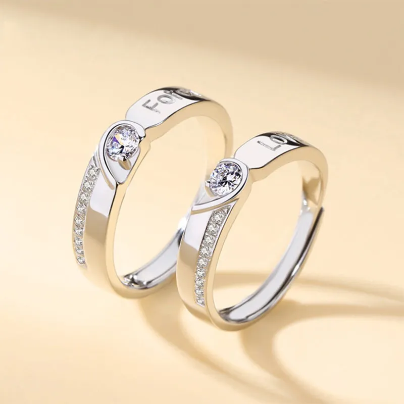 BMK 925 Sterling Silver Rings Unisex-2