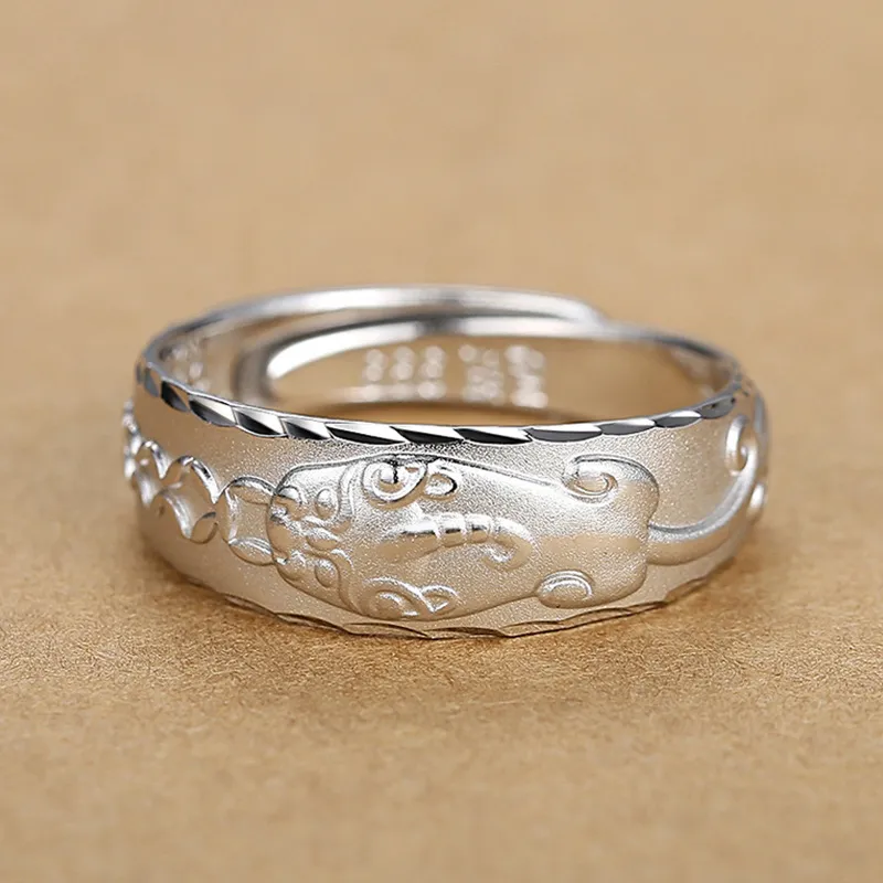 BMK 999 Fine Silver Rings Unisex-2