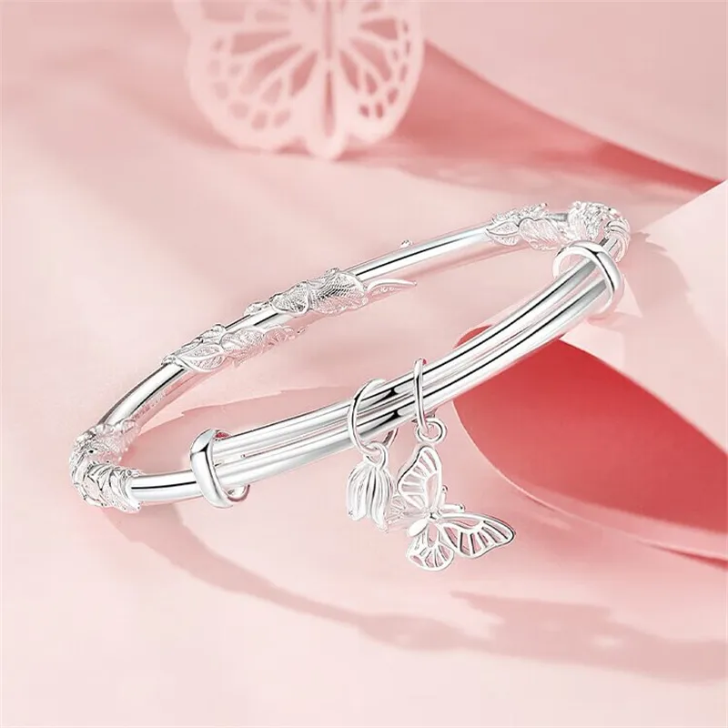 BMK S999 Fine Silver Bangles Women's-4